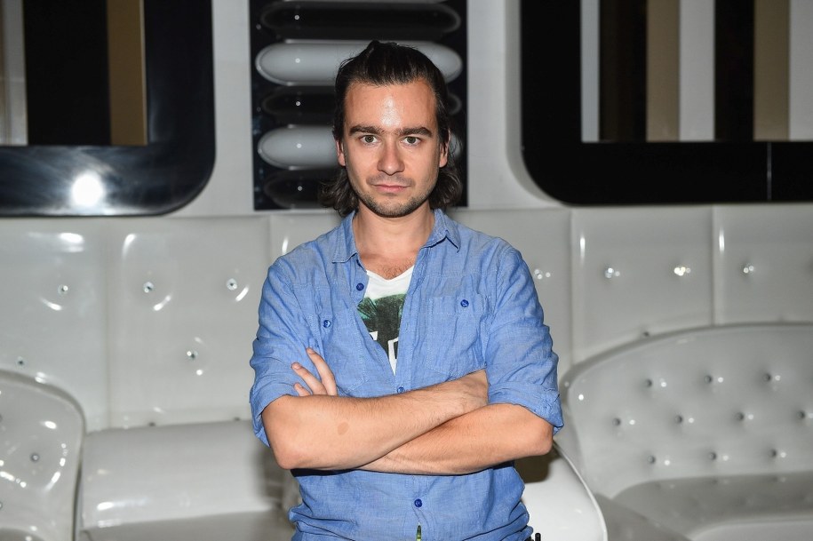 Maciej Bochniak na planie "Disco Polo" /PAP/Stach Leszczyński /PAP