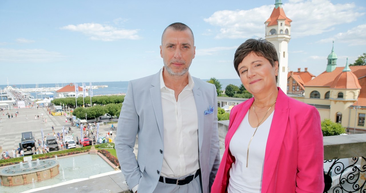 Maciej Dębosz i Anna Potaczek, główni bohaterowie serialu "Detektywi" /Podlewski /AKPA