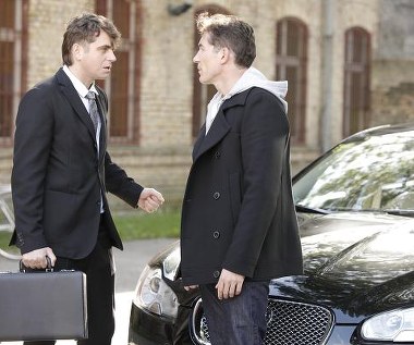 Maciej Konopiński i Przemysław Sadowski w filmie "Układ zamknięty"