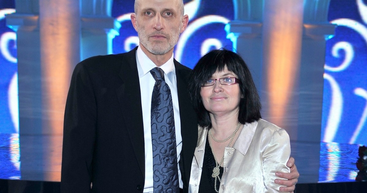 Maciej Kozłowski z żoną /AKPA