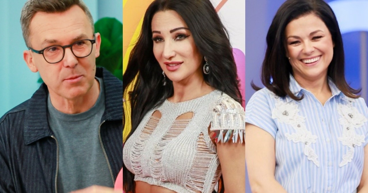 Maciej Kurzajewski, Justyna Steczkowska, Katarzyna Cichopek /Gałązka /AKPA