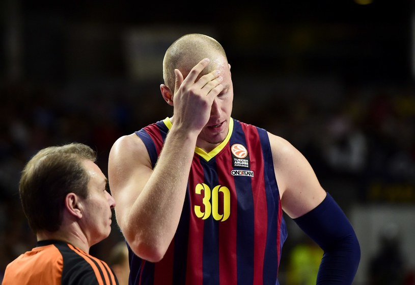 Maciej Lampe tu jeszcze w koszulce Barcelony /AFP