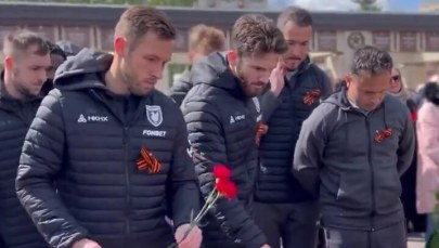 Maciej Rybus uczcił Dzień Zwycięstwa w Rosji