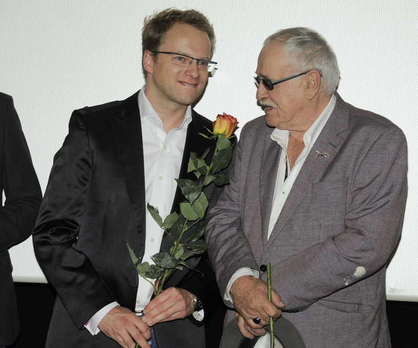 Maciej Stuhr i Jan Nowicki w 2011 roku /Tricolors /East News