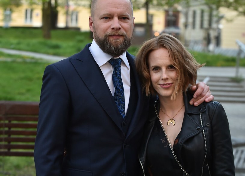 Maciej Stuhr i Katarzyna Błażejewska /Artur Zawadzki/REPORTER /East News