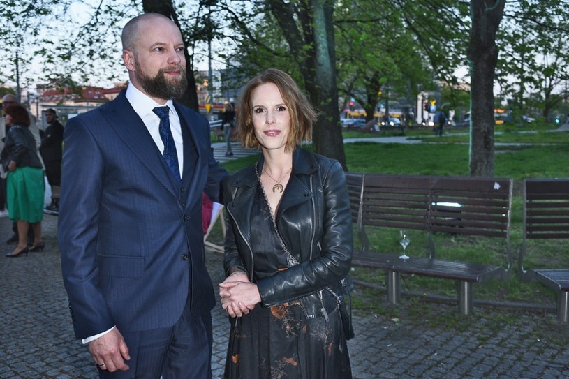 Maciej Stuhr i Katarzyna /VIPHOTO /East News