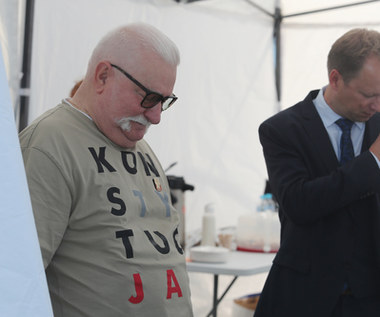 Maciej Stuhr poprowadził spotkanie z Lechem Wałęsą