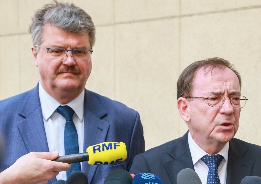 Maciej Wąsik i Mariusz Kamiński, zdj. z czerwca ubiegłego roku /Wojciech Olkusnik/East News/  /East News