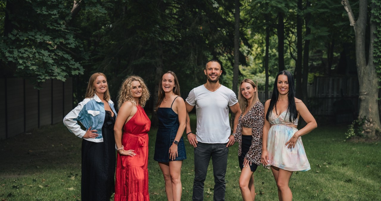 Maciej z "Żony dla Polaka. Toronto" i jego kandydatki /TVP /materiały prasowe