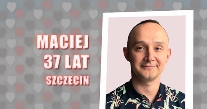 Maciej ze "Ślubu od pierwszego wejrzenia" /player.pl /TVN /TVN