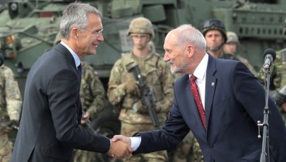 Macierewicz: Siły NATO w Polsce są gwarancją, że bezpieczeństwo wróci do Europy