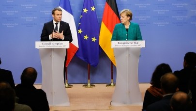 Macron i Merkel będą wspierać Komisję Europejską w działaniach dot. Polski