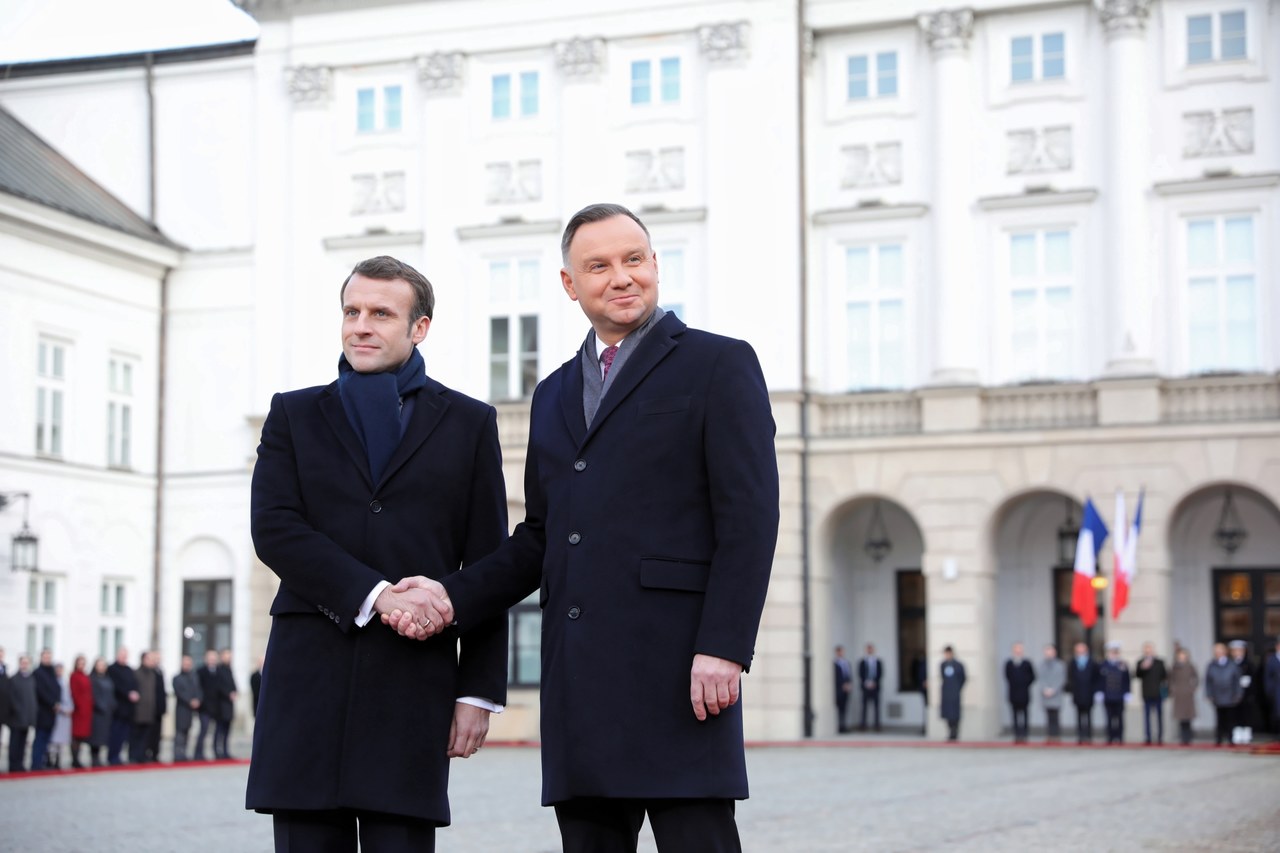 Macron o reformie polskiego wymiaru sprawiedliwości: Wyraziłem zaniepokojenie