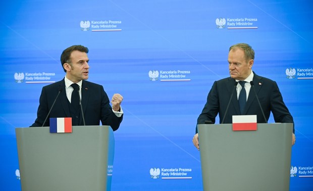 Macron przekonywał Tuska ws. wysłania 40 tys. żołnierzy na Ukrainę