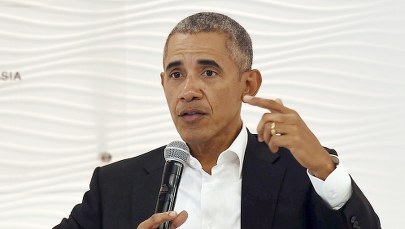Macron przyjął Obamę w Pałacu Elizejskim
