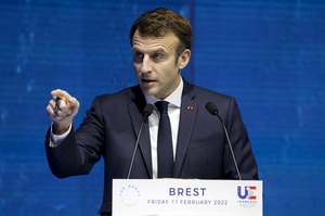 Macron rozmawiał z Scholzem i Zełenskim, potwierdził wsparcie Ukrainy