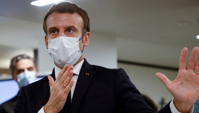 Macron: Szczyt drugiej fali epidemii minął