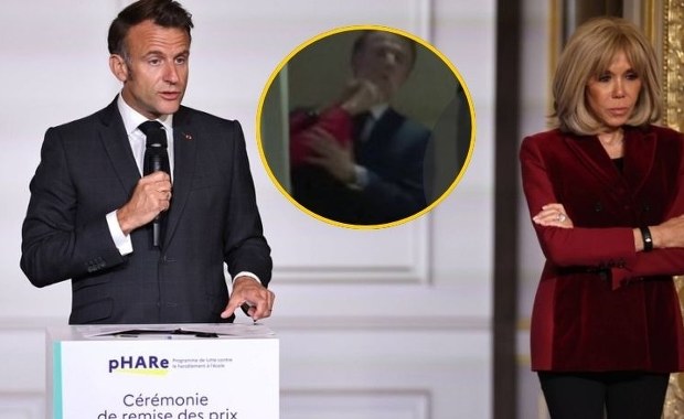 Macron uderzony przez żonę? Szokujące nagranie robi furorę w sieci