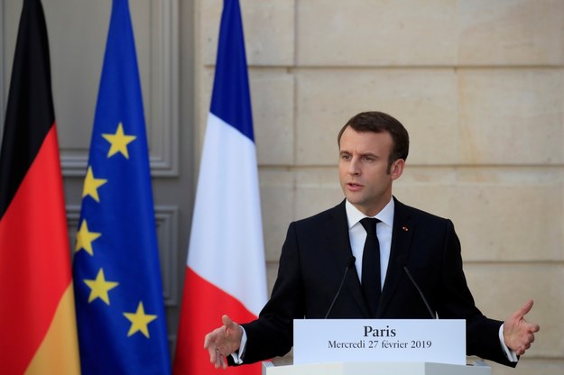 Macron wzywa do "europejskiego renesansu" /GONZALO FUENTES  /PAP/EPA
