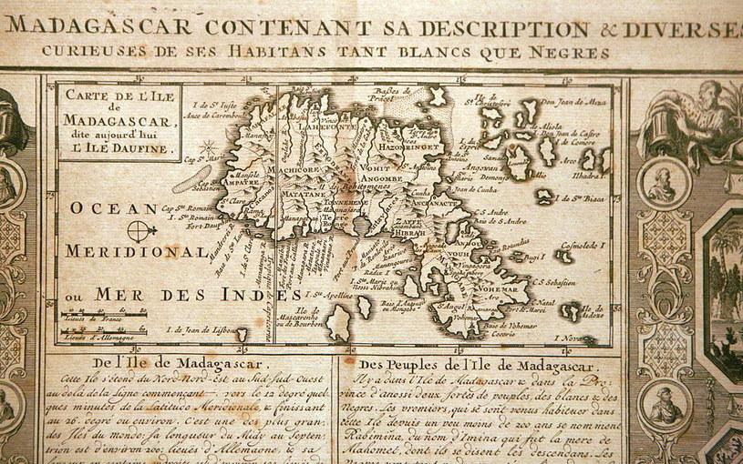 Madagaskar w XVII w. /Wikimedia Commons – repozytorium wolnych zasobów /INTERIA.PL/materiały prasowe