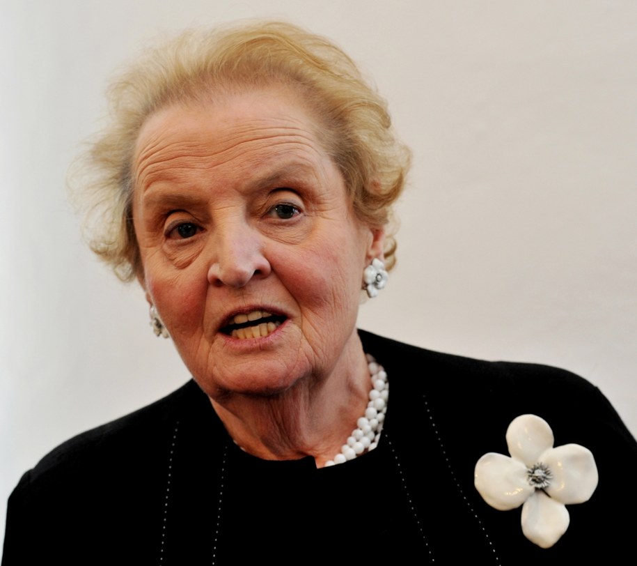 Madeleine Albright /PAP/CTK/Miroslav Rada /PAP