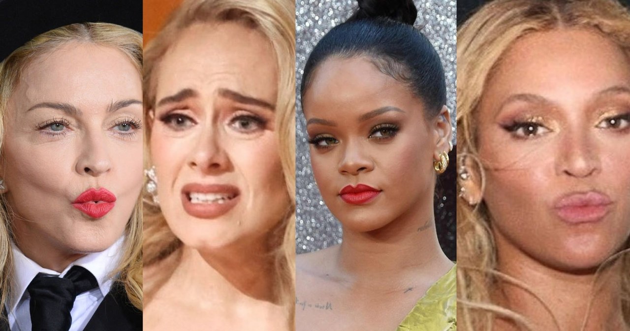 Madonna, Adele, Rihanna, Beyonce /East News