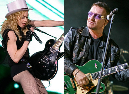 Madonna i Bono (U2): Czy ich płyty ukażą się w 2010 roku? /fot. Bartosz Nowicki
