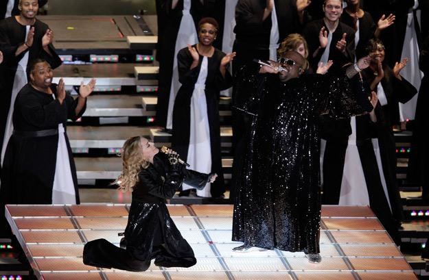 Madonna i Cee Lo Green w klimacie gospel - fot. Joe Robbins /Getty Images/Flash Press Media