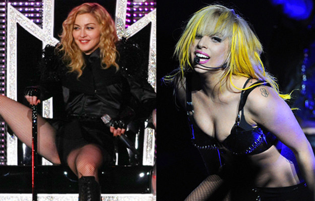 Madonna i Lady GaGa - fot. Bryan Bedder / Christopher Polk /Getty Images/Flash Press Media