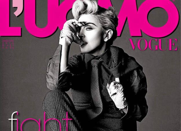 Madonna na okładce "L'Uomo Vogue" /