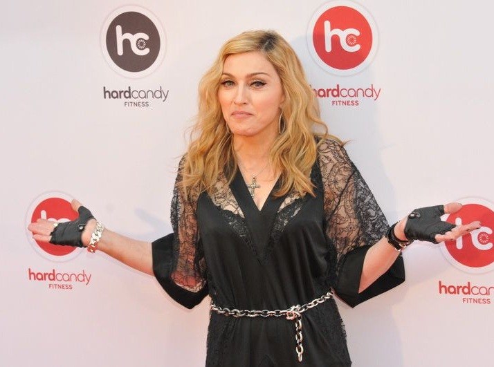 Madonna na otwarciu siłowni w Moskwie /Getty Images/Flash Press Media