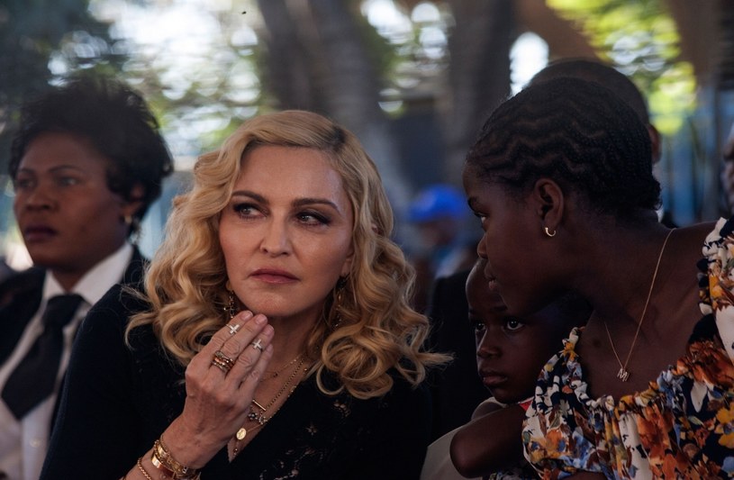Madonna na otwarciu szpitala w Malawi /AFP