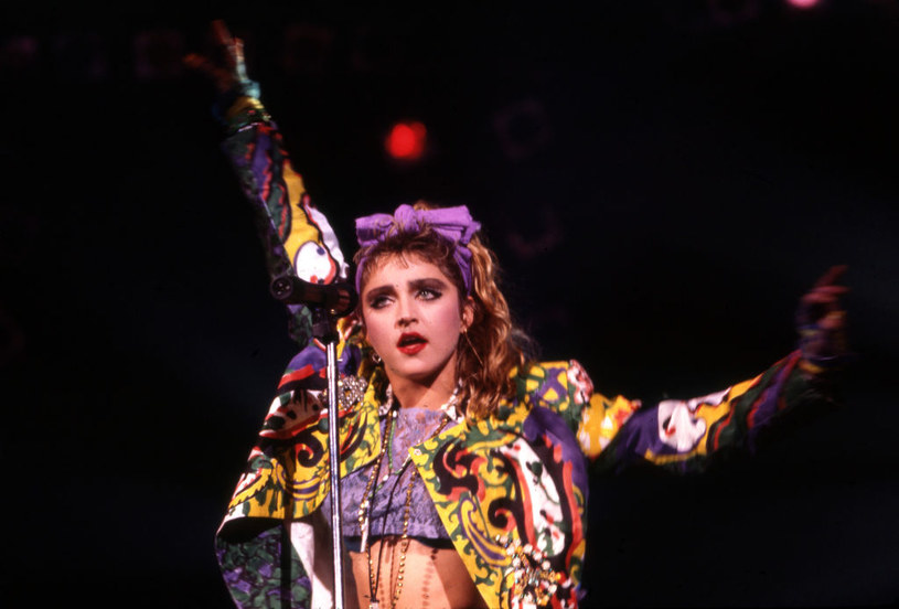 Madonna podczas koncertu w 1985 roku /Ross Marino/Icon and Image/Getty Images /Getty Images