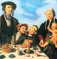 Maerten van Heemskerck, Portret rodziny, ok. 1530 /Encyklopedia Internautica