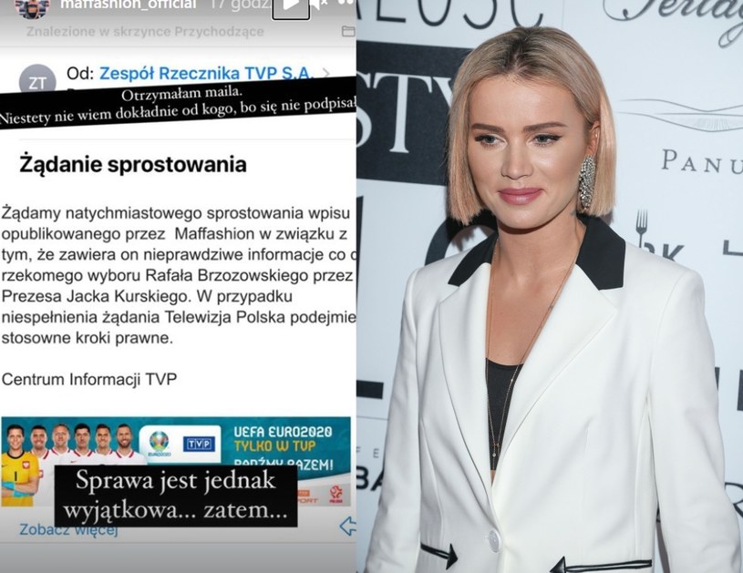 Maffashion kpi z żądania TVP? /Kamil Piklikiewicz/East News /East News