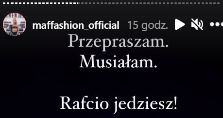 Maffashion relacjonowała występ Rafała Brzozowskiego na Eurowizji 2021 fot. https://www.instagram.com/maffashion_official/