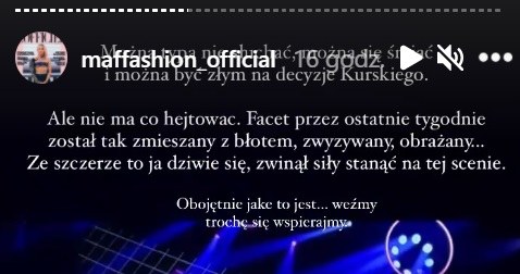 Maffashion wyznała, że nikt nie zasługuje na taki hejt jaki spłynął na Rafała Brzozowskiego /Instagram /Instagram