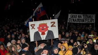 "Mafia" na ustach protestujących przeciw rządowi. Tysiące na ulicach Słowacji