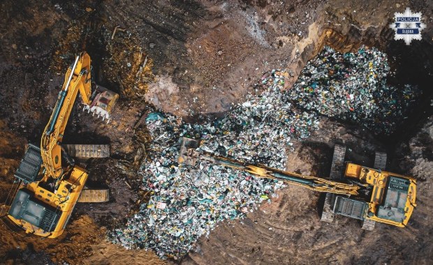 Mafia śmieciowa rozbita. Setki tysięcy ton odpadów w Śląskiem