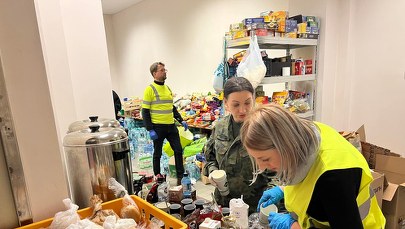 Magazyny z pomocą w Przemyślu są pełne. Prezydenta "Posiadamy absolutnie wszystko"