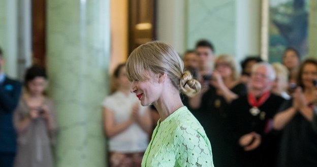 Magda Cielecka została odznaczona ostatnio przez prezydenta za zasługi dla polskiej kultury /Jacek Domiński /Reporter