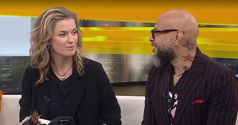 Magda Dziun i Frank Ferrer w studio TVP /materiały źródłowe