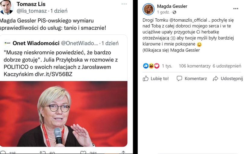 Magda Gessler odpowiedziała Lisowi. Dosadnie... /Facebook