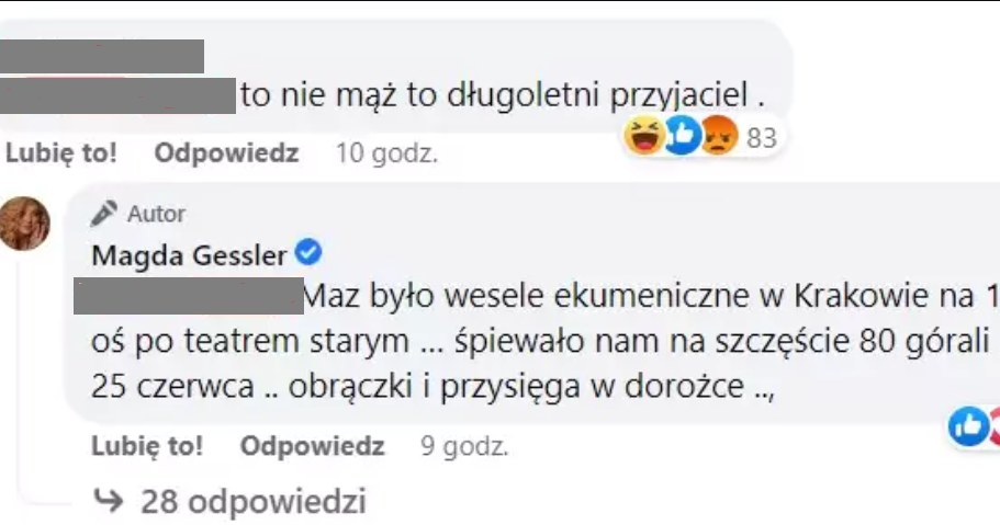 Magda Gessler zdradza szczegóły ślubu z Waldemarem Kozerwaskim /Instagram/Magda Gessler /Instagram