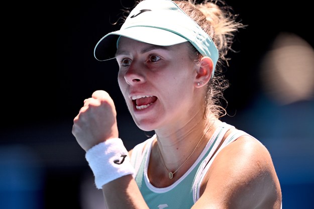Magda Linette awansowała do ćwierćfinału tenisowego Australian Open w Melbourne /JAMES ROSS /PAP/EPA