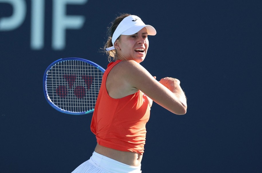 Magda Linette odpadła z turnieju w Miami /AL BELLO/Getty AFP/East News /East News