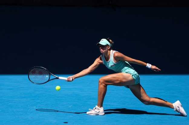 Magda Linette walczy o finał Australian Open / 	FAZRY ISMAIL    /PAP/EPA