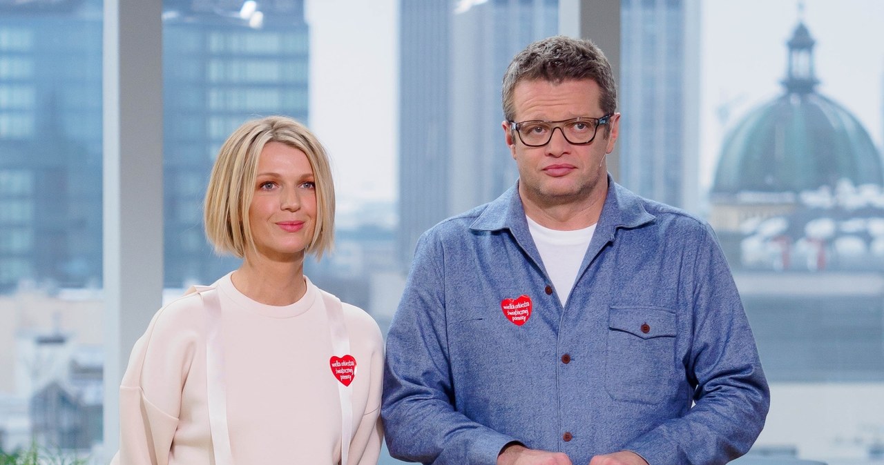 Magda Mołek i Marcin Meller, 2019 rok, fot. TOMASZ URBANEK/Dzien Dobry TVN/East News /East News