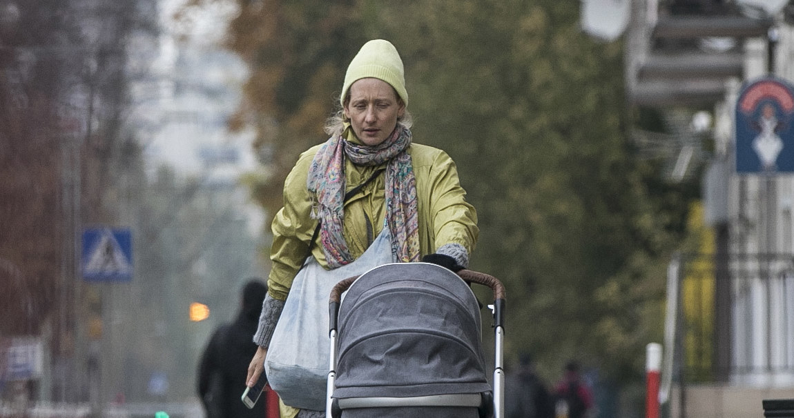 Magda Popławska z córką /Foto IP