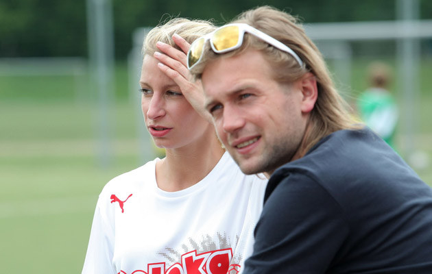 Magda Schejbal z partnerem Sławskiem /Paweł Wrzecion /MWMedia